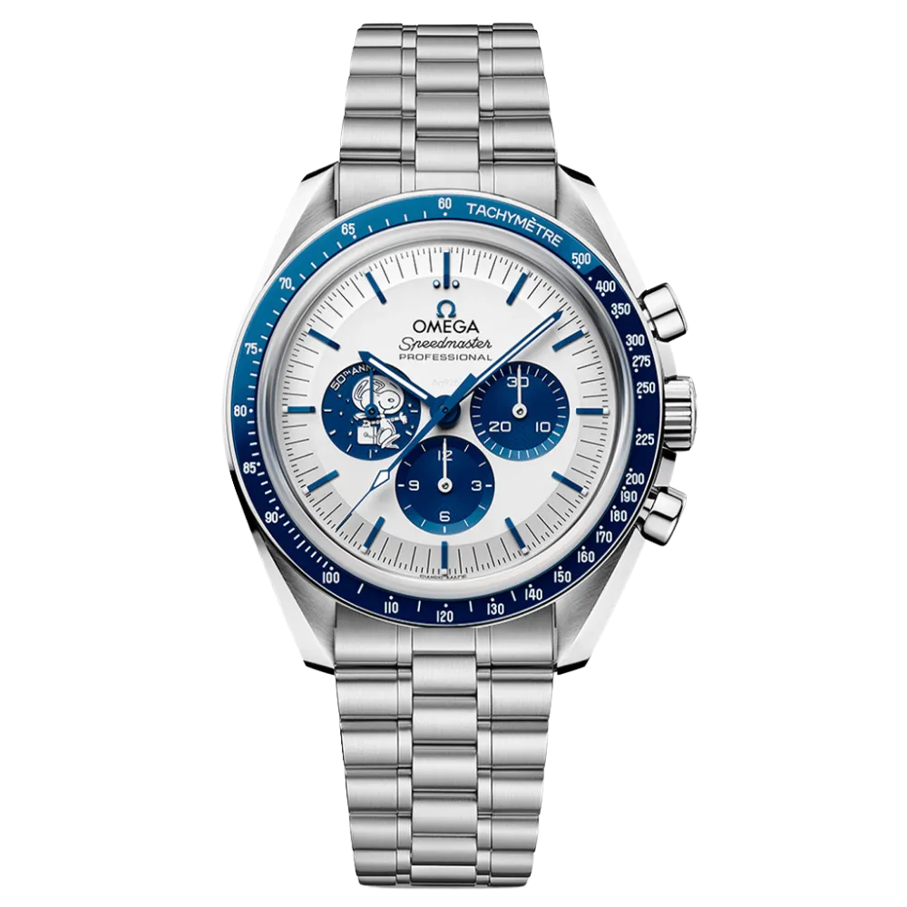 Speedmaster "Silver Snoopy Award" + Brinde(Pulseira Azul)