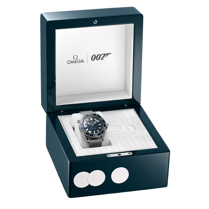 Seamaster Diver 300M James Bond 60th Anniversary + Brinde(Pulseira extra)