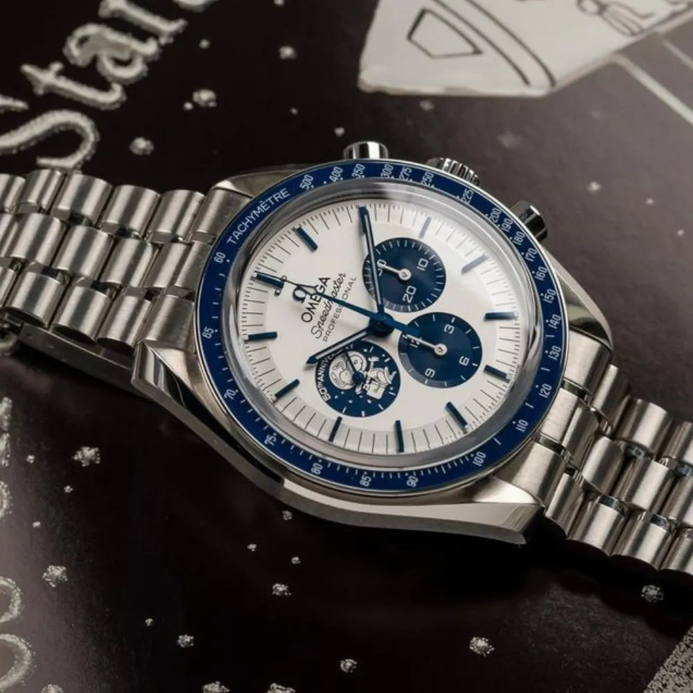 Speedmaster "Silver Snoopy Award" + Brinde(Pulseira Azul)