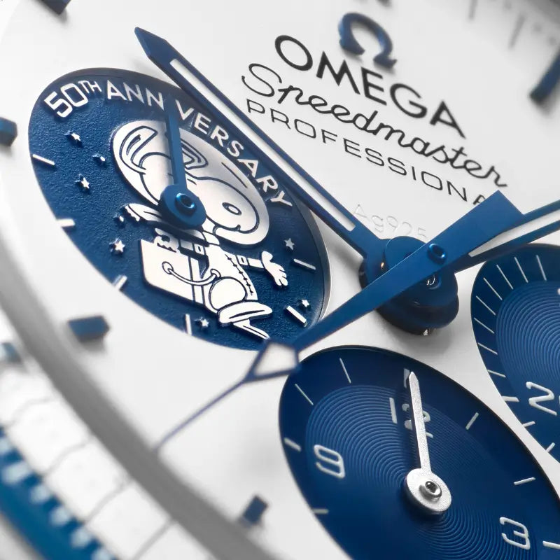 Speedmaster "Silver Snoopy Award" + Brinde(Pulseira Azul)