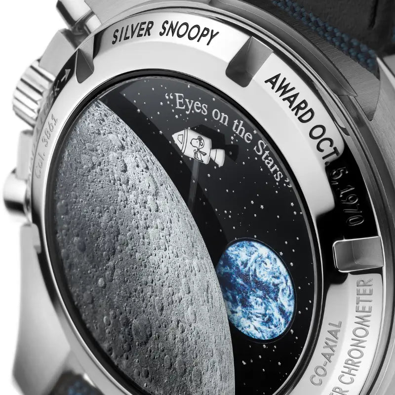 Speedmaster "Silver Snoopy Award" + Brinde(Pulseira Azul)